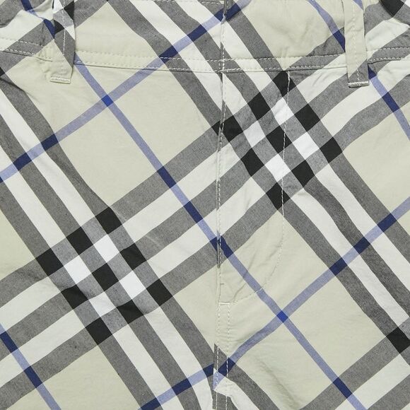 Burberry Grey Checks Cotton Shorts 6Yrs